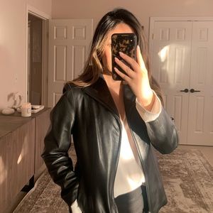 Lamb skin Leather Cole Haan Jacket